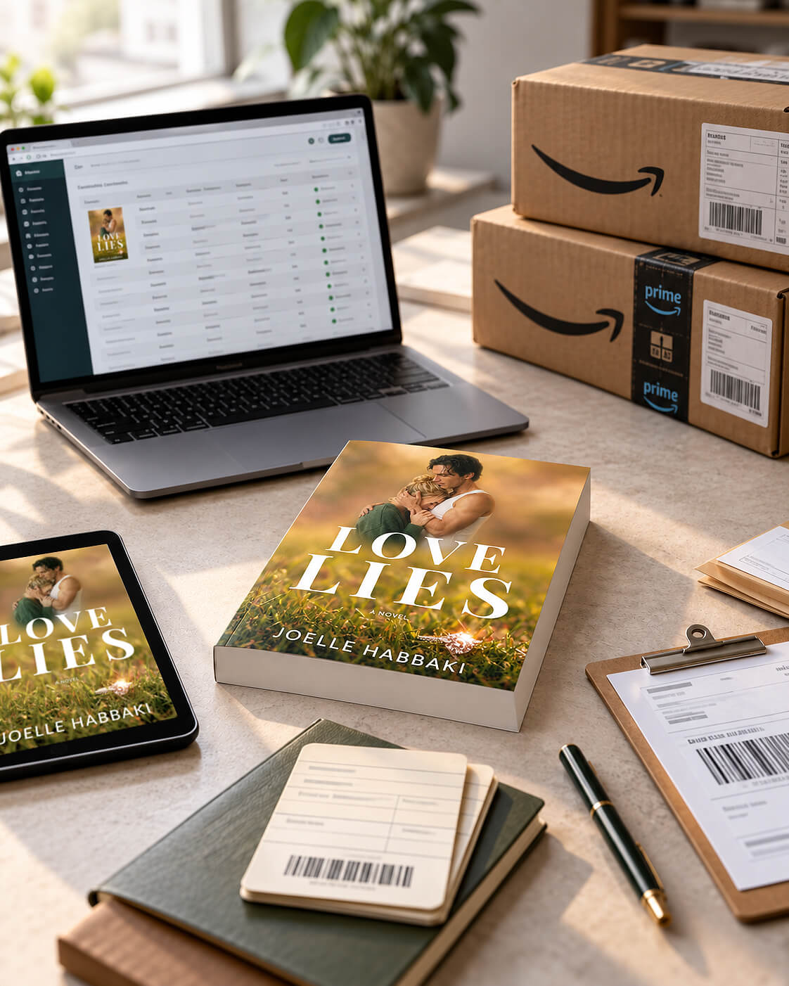 Boxes representing major publishing and distribution platforms