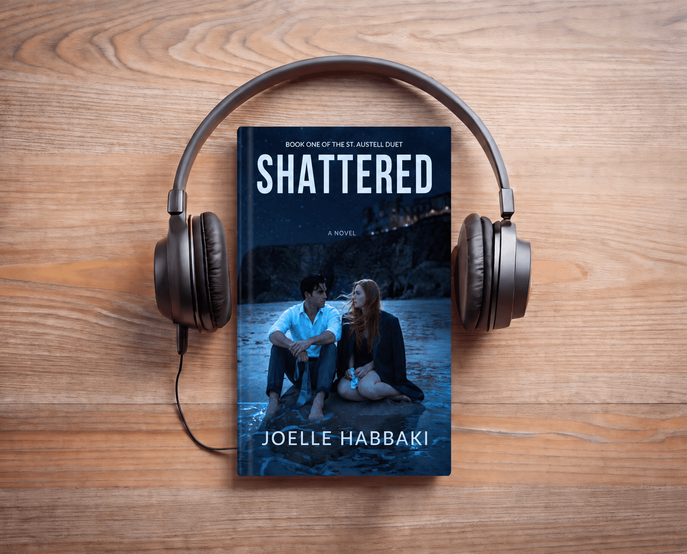 Shattered new edition framed by headphones